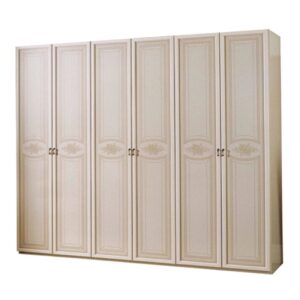 Armadio 6 Ante Patinato Serigrafato