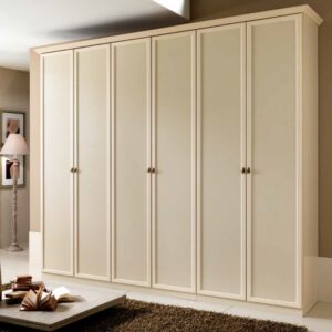 Armadio 6 Ante Patinato liscio