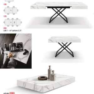 Tavolino da salotto con meccanismo