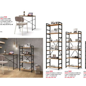 Scrivania + scrittoio + sedia