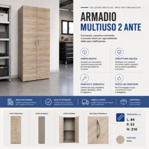 Multiuso 2 ante - Olmo