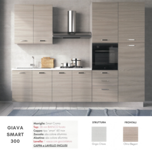 Cucina GIAVA SMART 300 + Tris