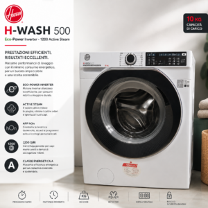 Lavatrice Hoover mod. H-WASH 500 Eco-Power Inverter 10 Kg