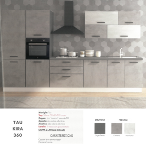 Cucina TAU KIRA 360 + Poker