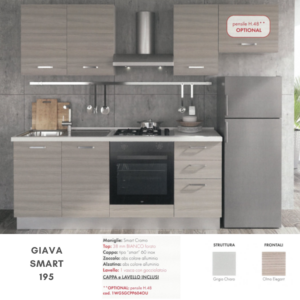 Cucina GIAVA SMART 195 + Bis