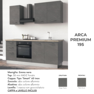 Cucina ARCA PREMIUM 195 + Bis