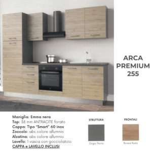 Cucina ARCA PREMIUM 255 + Tris