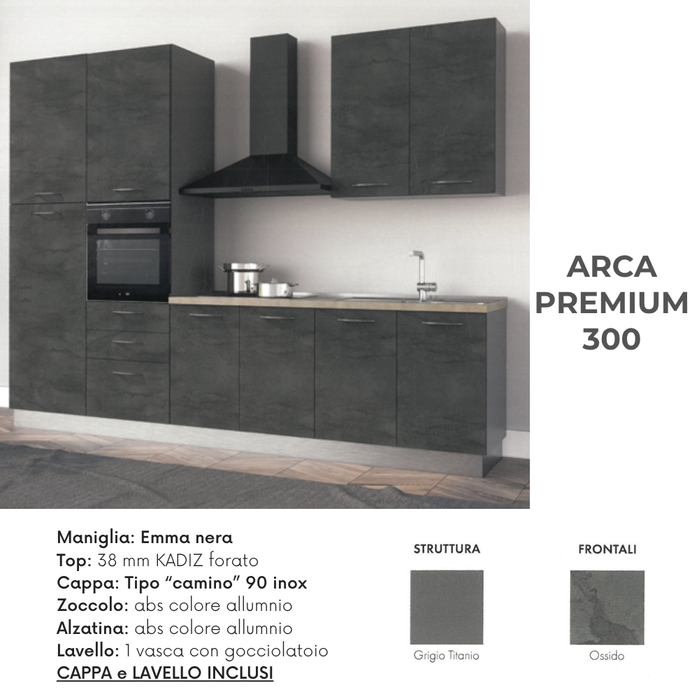 Cucina ARCA PREMIUM 300 + Tris
